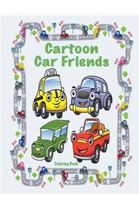 Cartoon Car Friends Coloring Book