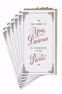 6-Pack Em & Friends Honor Of Your Presence Card