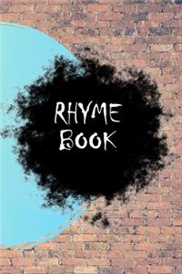 Rhyme Book Notebook Journal