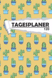 Tagesplaner mit Kaktus Muster