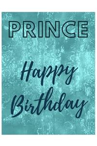 Prince Happy Birthday Notebook Journal