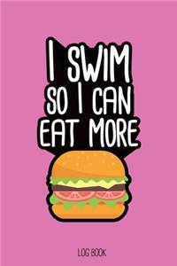 I swim so I can eat more burgers.