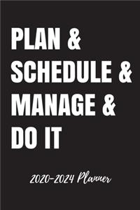 2020-2024 Planner