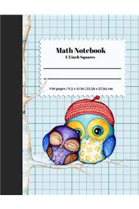 Math Notebook 1/2 Inch Squares