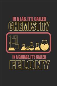 In A Lab It's Called Chemistry In A Garage It's Called Felony