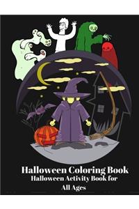 Halloween Coloring Book Halloween activity Book For all Ages