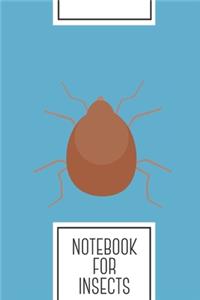 Notebook for Insects
