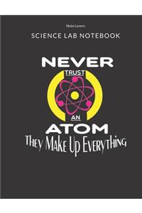 Never Trust An Atom They Make Up Everything - Science Lab Notebook