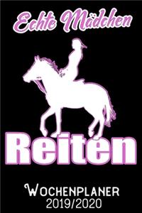 Echte Mädchen Reiten - Wochenplaner 2019 - 2020