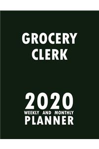 Grocery Clerk 2020 Weekly and Monthly Planner