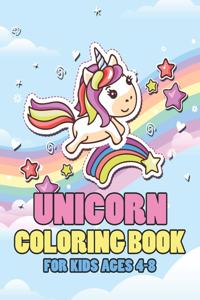 Unicorn Coloring Book for Kids Ages 4-8