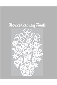 Flower Coloring Book