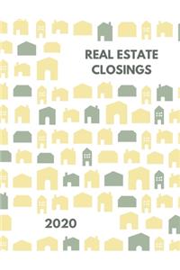 Real Estate Closings 2020