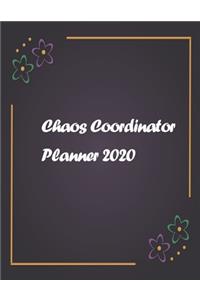 Chaos Coordinator Planner 2020: 2020 Undated Weekly Planner.Weekly & Monthly Planner, Organizer & Goal Tracker - Organized Chaos Planner 2020