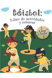 Béisbol y libro de actividades y colorear 5 años y mayor