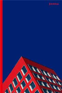 Red Angled Building Architecture Journal