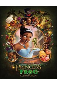 Princess and the Frog Coloring Book