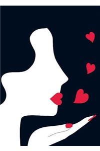 Lulu Guinness: Cameo Girl A4 Wiro Bound Notebook