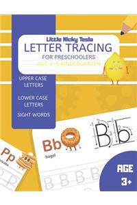 Letter Tracing For Preschoolers Age 3-5 Kindergarten