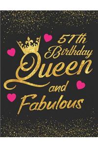 51th Birthday Queen and Fabulous