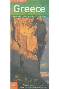 A Rough Guide Map Greece