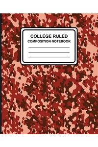 College Ruled Composition Notebook