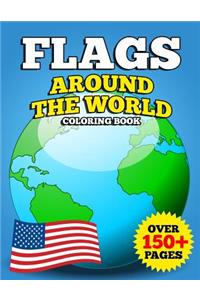 Flags Around the World Coloring Book