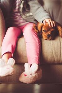 Little Girl and Her Puppy Dog Journal