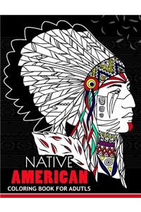 Native American Coloring Book for Adutls