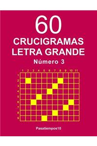 60 Crucigramas Letra Grande - N. 3