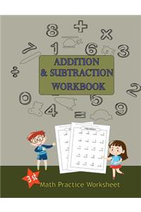 Addition To Subtraction Workbook Math Practice Worksheet 3st