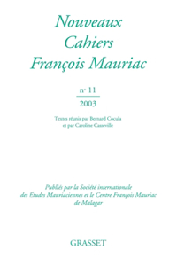 Nouveaux Cahiers Francois Mauriac n°11