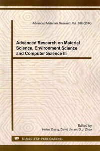 Advanced Research on Material Science, Environment Science and Computer Science III