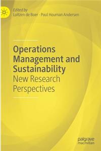 Operations Management and Sustainability