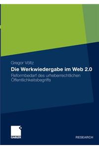 Die Werkwiedergabe Im Web 2.0