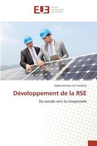 Développement de la Rse