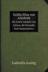 Gräfin Elisa Von Ahlefeldt Die Gattin Adolphs Von Lützow, Die Freundin Karl Immermann's