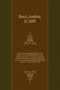 De thermis Andreae Bacii Elipidani . libri septem
