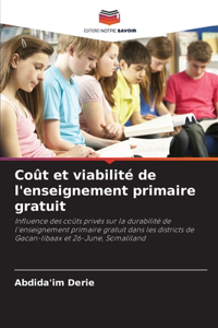 Coût et viabilité de l'enseignement primaire gratuit
