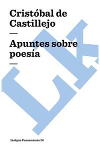 Apuntes sobre poesía