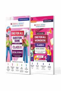 Oswaal One For All Question Bank + One For All Workbook (NCERT & CBSE) Class 8 Social Science (Set of 2 Books) | Updated As Per NCF For Latest Exam
