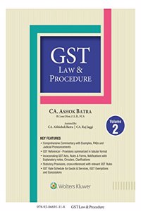 GST Law and Procedure - Vol. 1&2