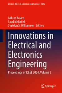 Innovations in Electrical and Electronics Engineering