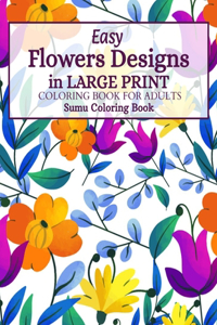Easy Flowers Designs in Large Print