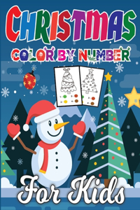 Christmas Color By Number For Kids
