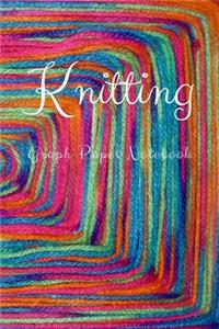 Knitting Graph Paper Notebook