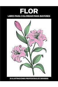 Flor Libro para Colorear para Mayores
