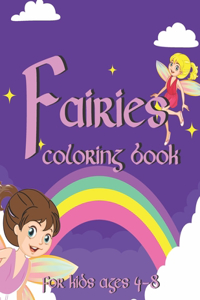 Fairies Coloring Book for Kids ages 4-8