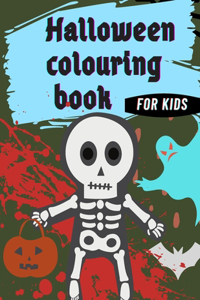 Halloween colouring book for kids