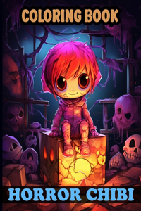 Horror Chibi Coloring Book